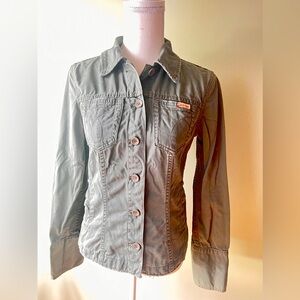 Calvin Klein utility jacket with multiple pockets. Size S EUC